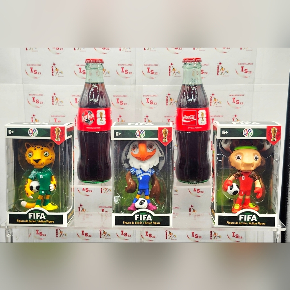 Coca-Cola Bottle Fifa World Cup 2026 & Fifa World Cup 2026 Mascot Collectible